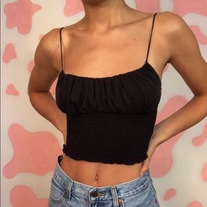 Scrunchies milkmaid tank top, very comfortable